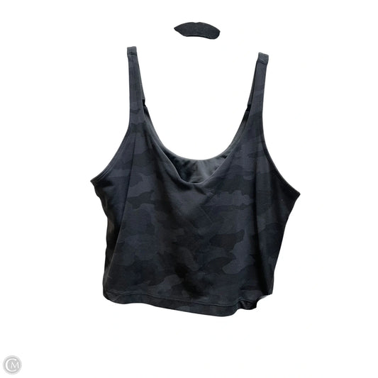 Athletic Tank Top By Lululemon In Camouflage Print, Size: 10
