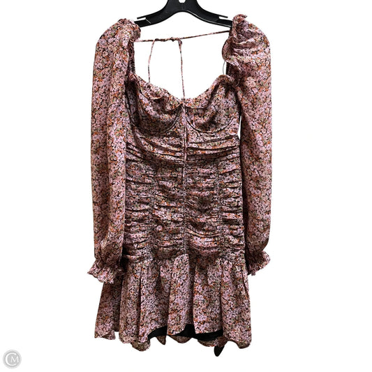 Dress Casual Short By Astr In Floral Print, Size: M