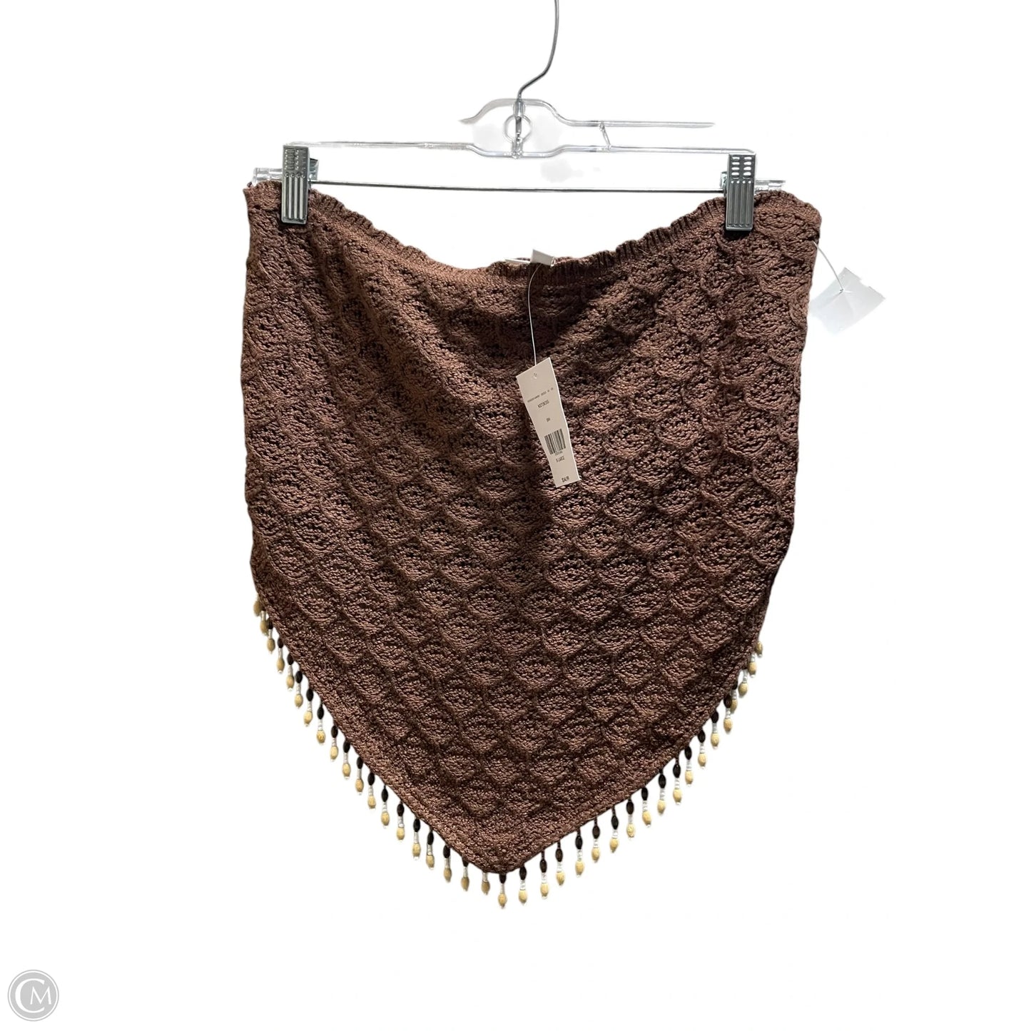 Top Sleeveless By Willow & Root In Brown, Size: Xl
