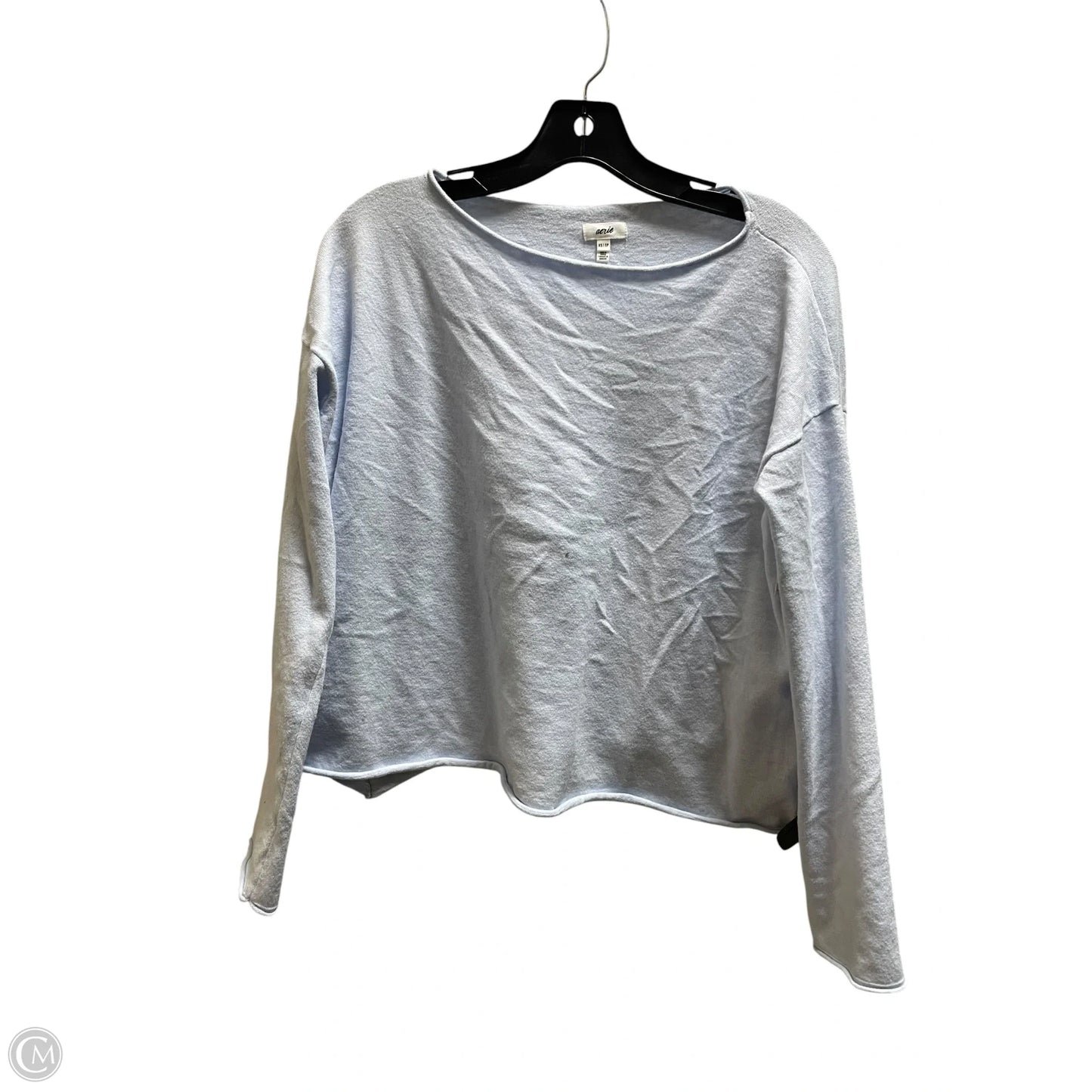 Top Long Sleeve Basic By Aerie In Blue, Size: Xs