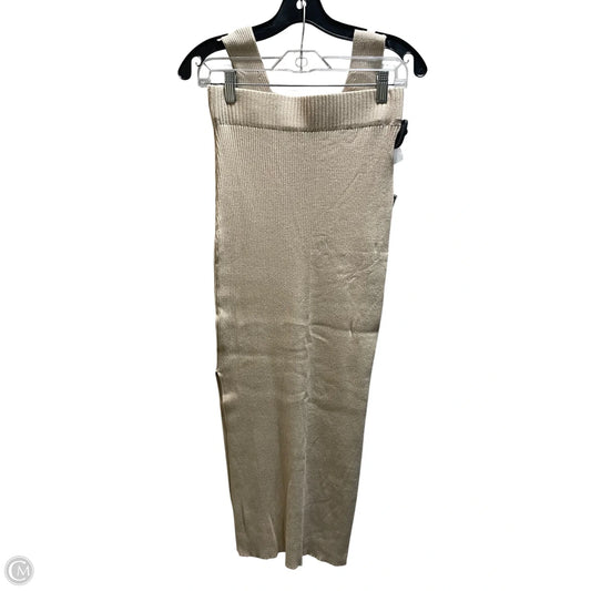 Skirt Set 2pc By Sincerely Jules In Tan, Size: S