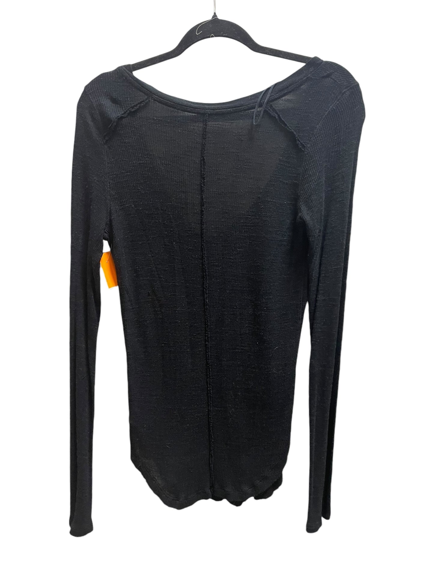 Top Long Sleeve By We The Free In Black, Size: L