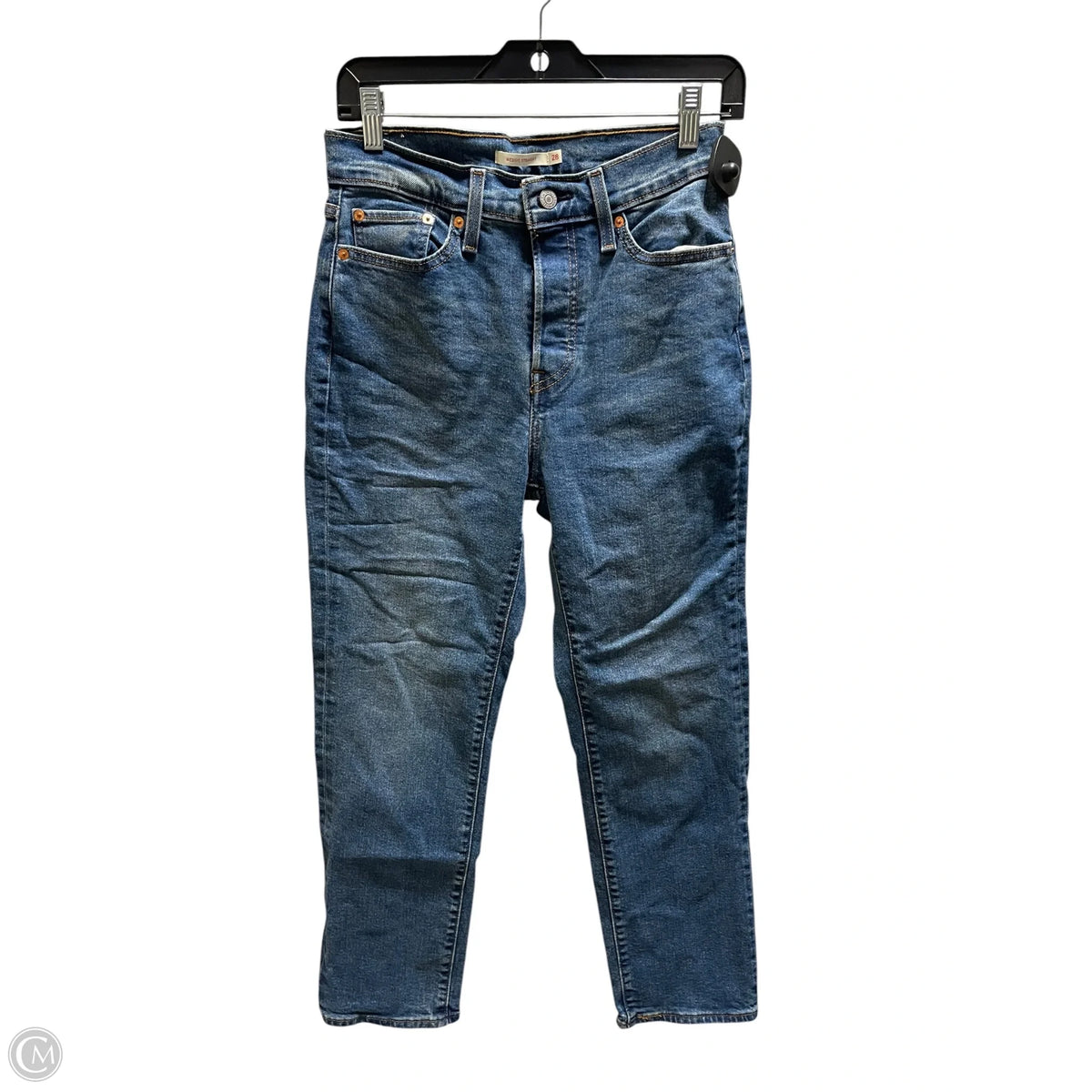 Jeans Skinny By Levis In Blue Denim, Size: 6