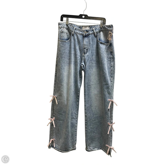 Jeans Straight By Clothes Mentor In Blue Denim, Size: 14