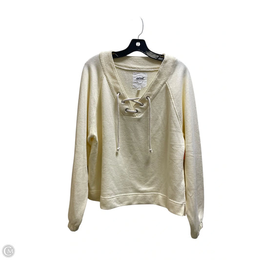 Sweatshirt Collar By Aerie In Yellow, Size: S