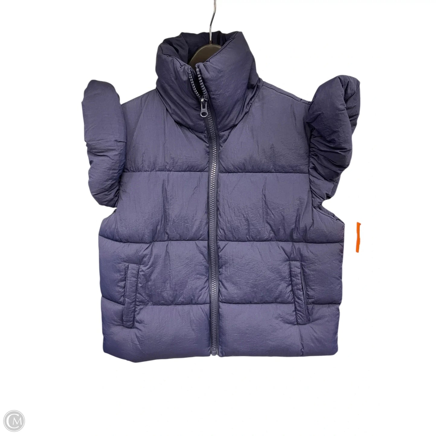 Vest Puffer & Quilted By Simply Southern In Blue, Size: Xs