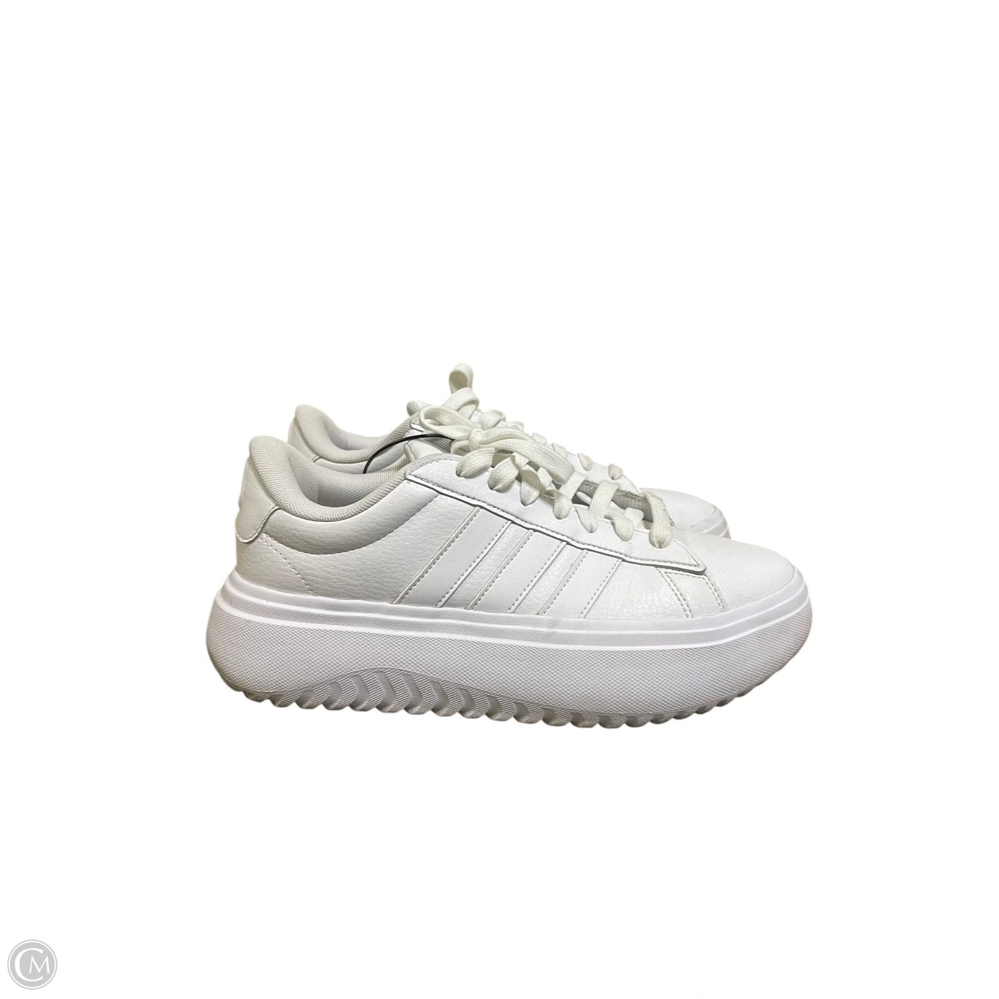 Shoes Athletic By Adidas In White, Size: 8