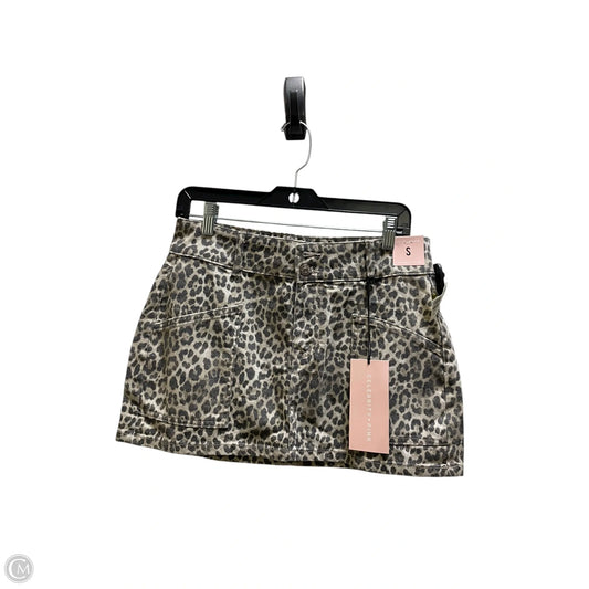 Skirt Mini & Short By Celebrity Pink In Animal Print, Size: S
