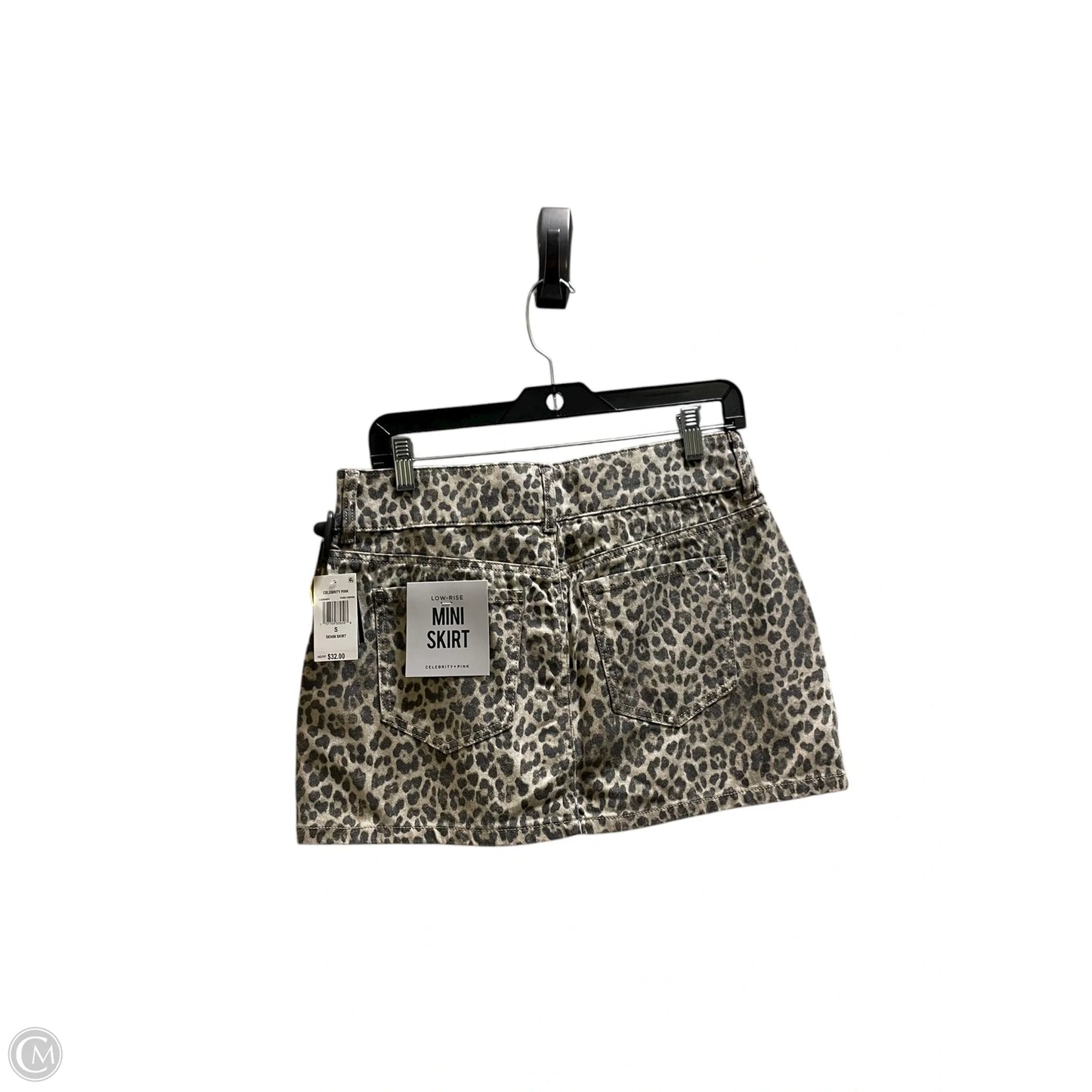 Skirt Mini & Short By Celebrity Pink In Animal Print, Size: S