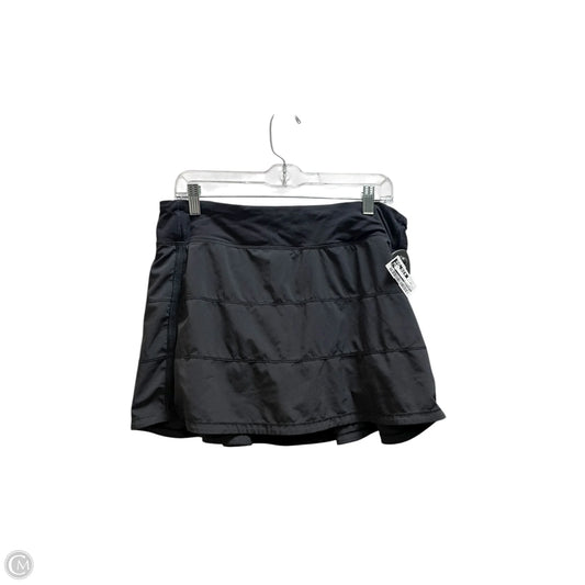 Athletic Skirt By Lululemon In Black, Size: 10