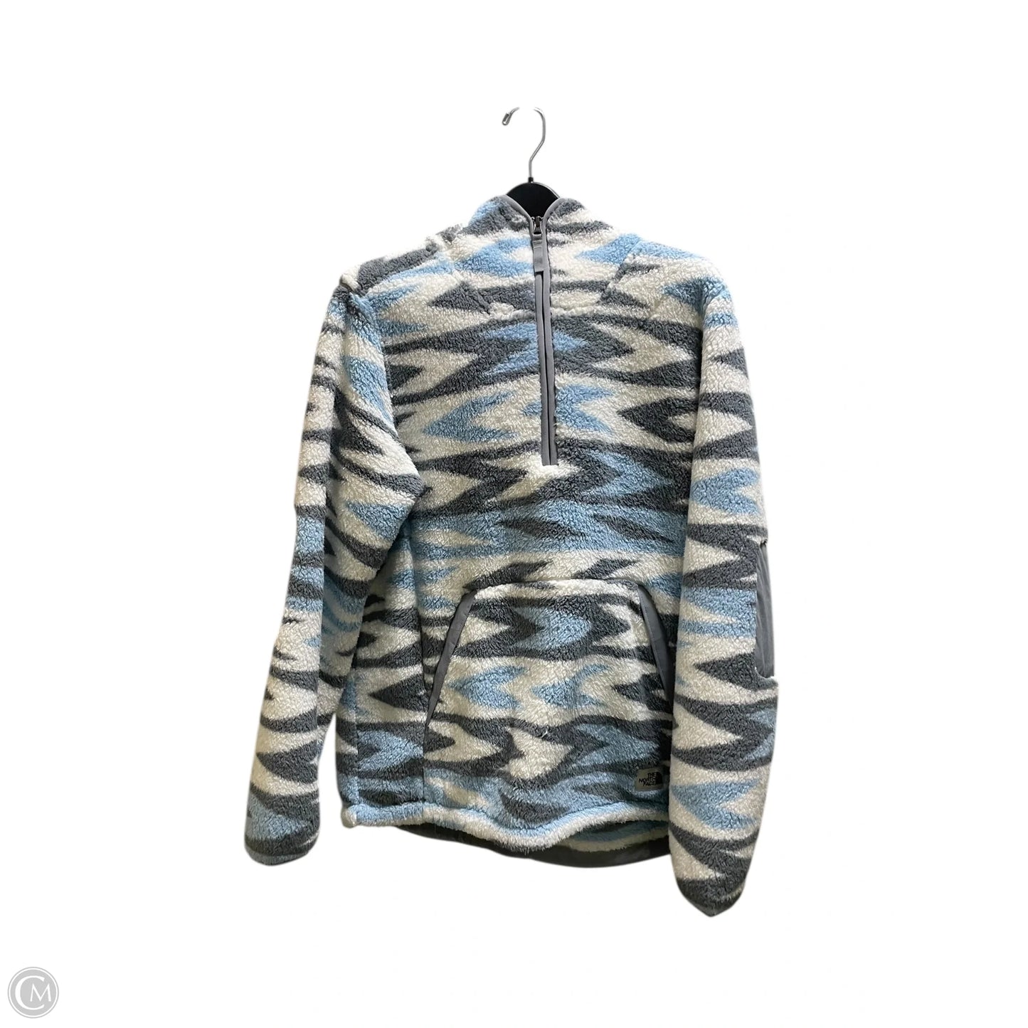 Jacket Faux Fur & Sherpa By The North Face In Blue, Size: L