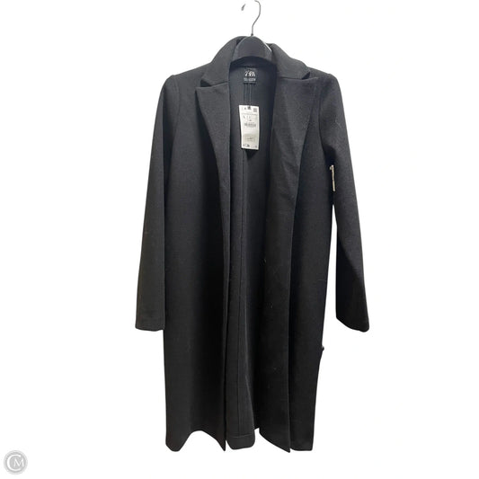 Jacket Fleece By Zara In Black, Size: L