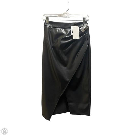Skirt Midi By Commense In Black, Size: Xs