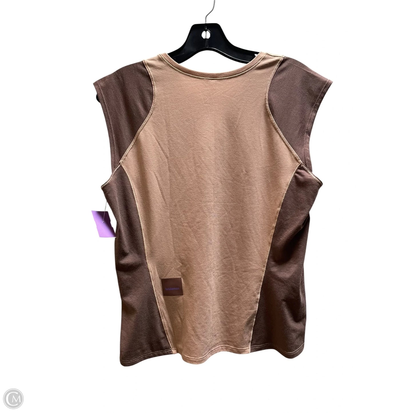 Athletic Tank Top By Lululemon In Brown, Size: 10