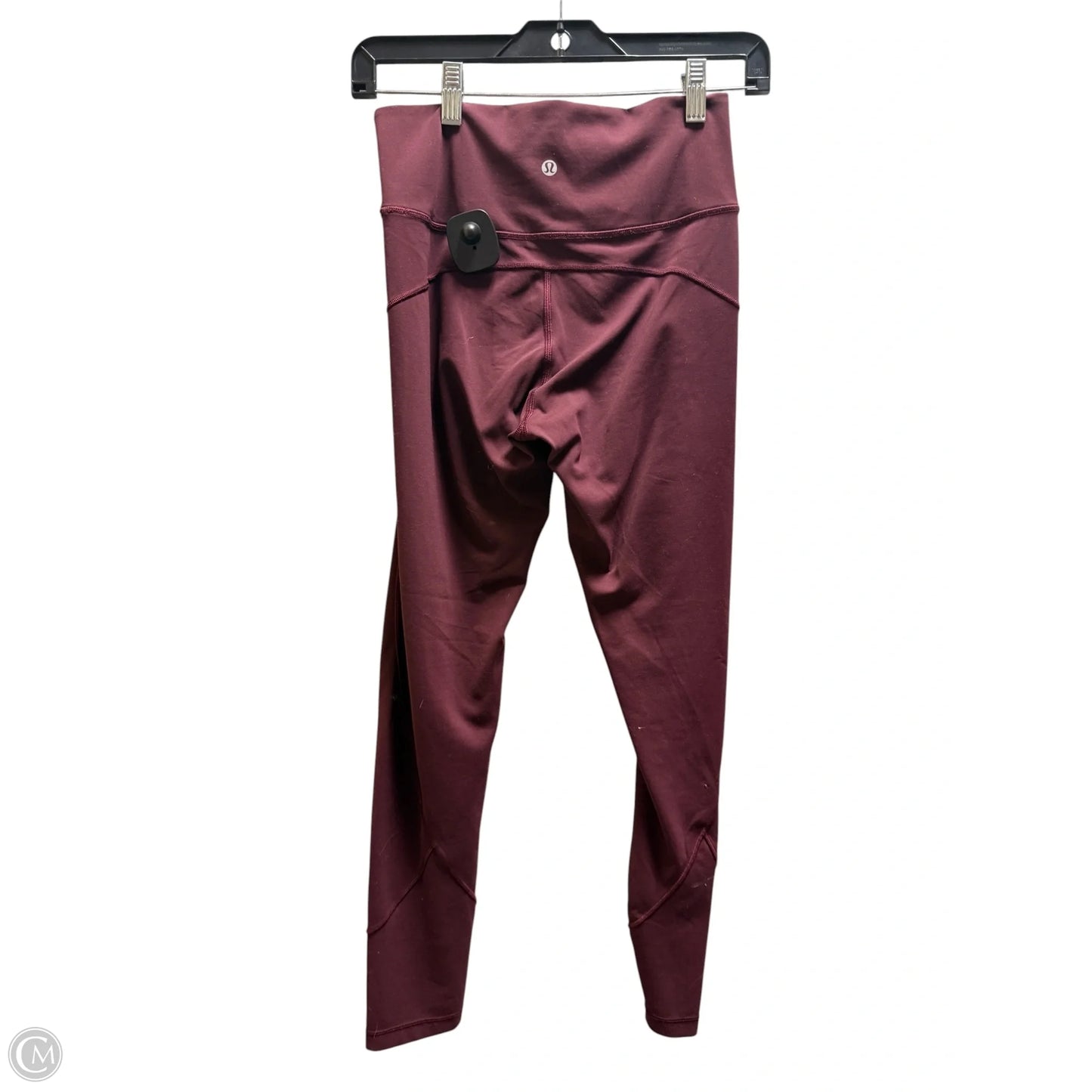 Athletic Leggings By Lululemon In Maroon, Size: 6