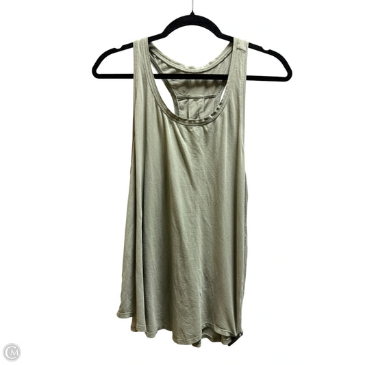 Athletic Tank Top By Lululemon In Green, Size: M