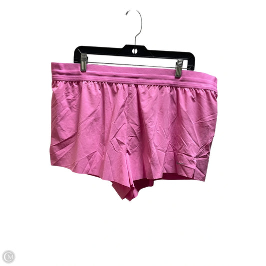 Athletic Shorts By Nike Apparel In Pink, Size: Xl