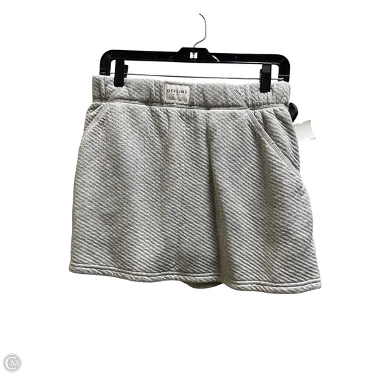 Athletic Skirt By Offline In Grey, Size: M