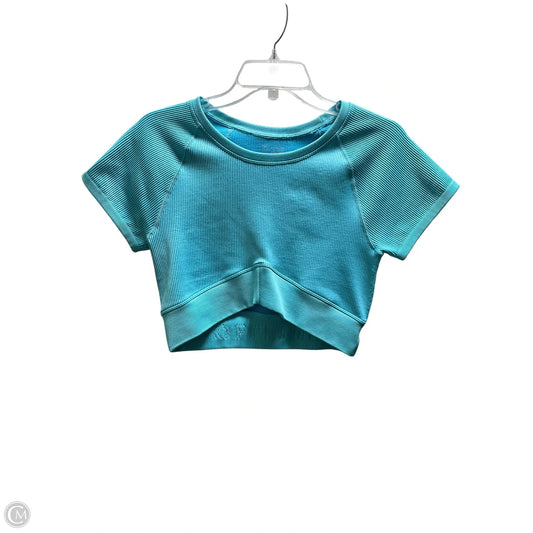 Athletic Top Short Sleeve By Offline In Blue, Size: L