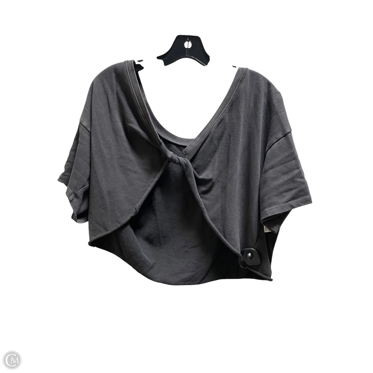 Top Short Sleeve By Aerie In Grey, Size: Xl
