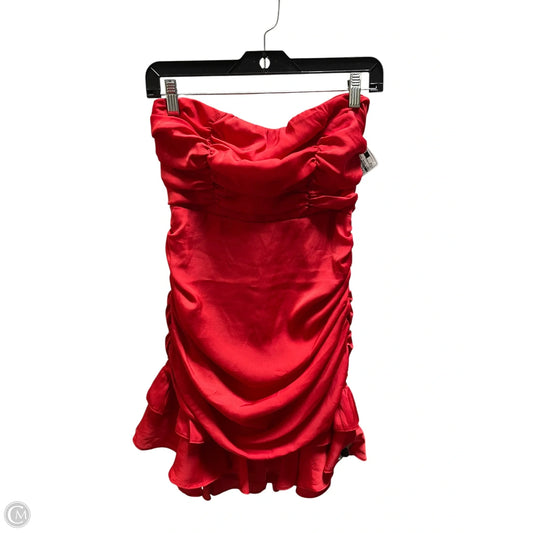 Dress Casual Short By Clothes Mentor In Red, Size: M