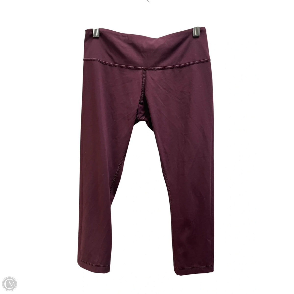 Athletic Capris By Lululemon In Maroon, Size: 6