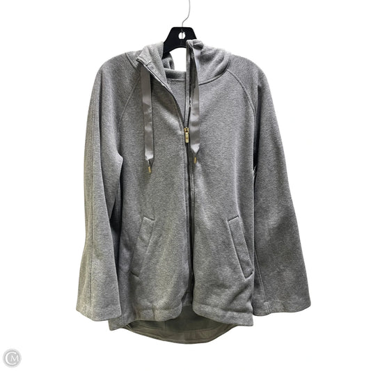 Athletic Jacket By Lululemon In Grey, Size: S