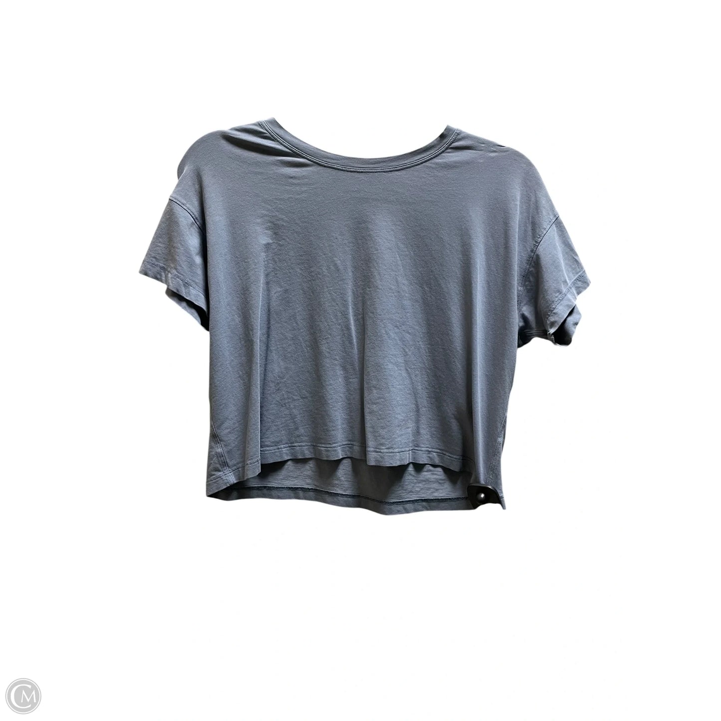 Athletic Top Short Sleeve By Lululemon In Blue, Size: M