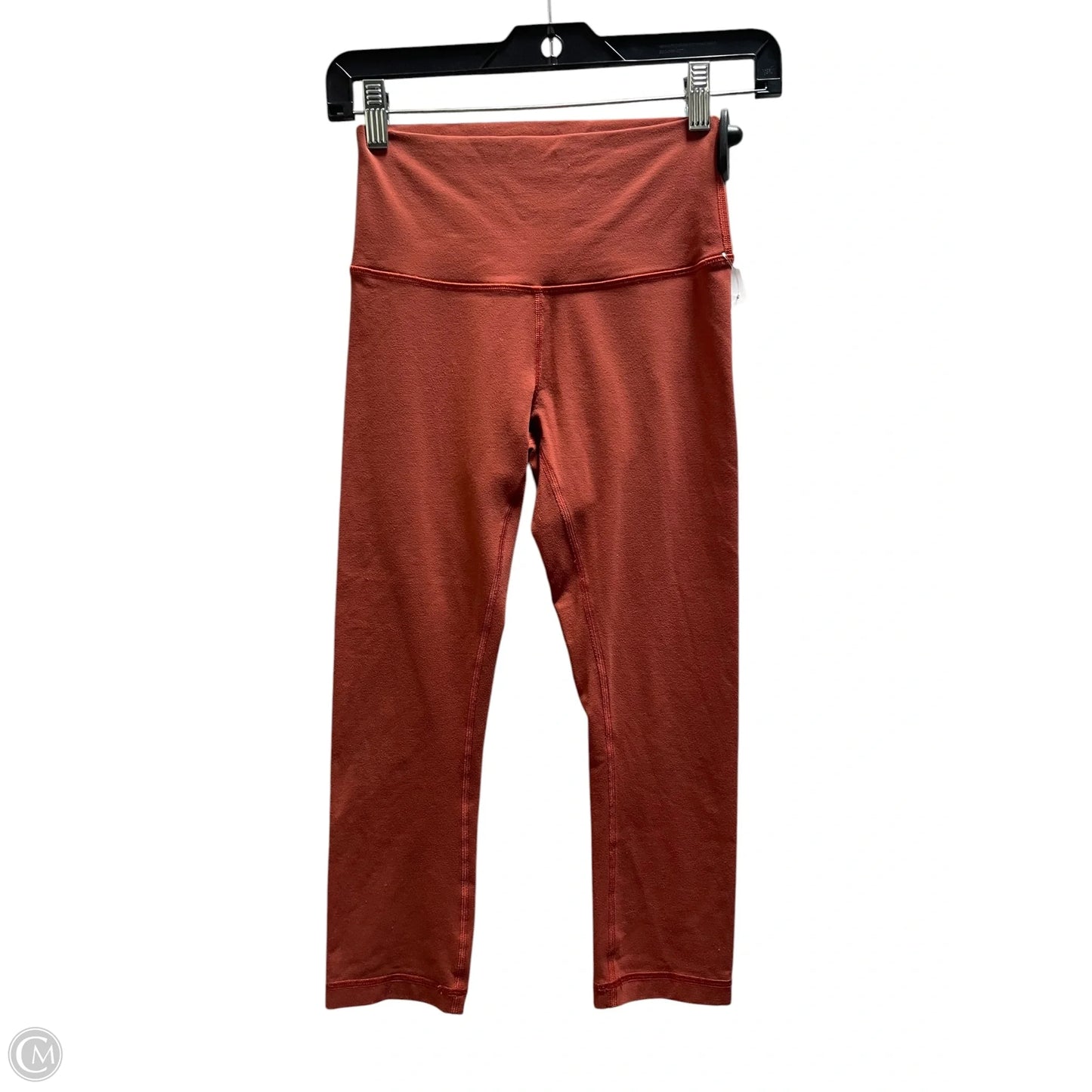 Athletic Capris By Lululemon In Orange, Size: 4