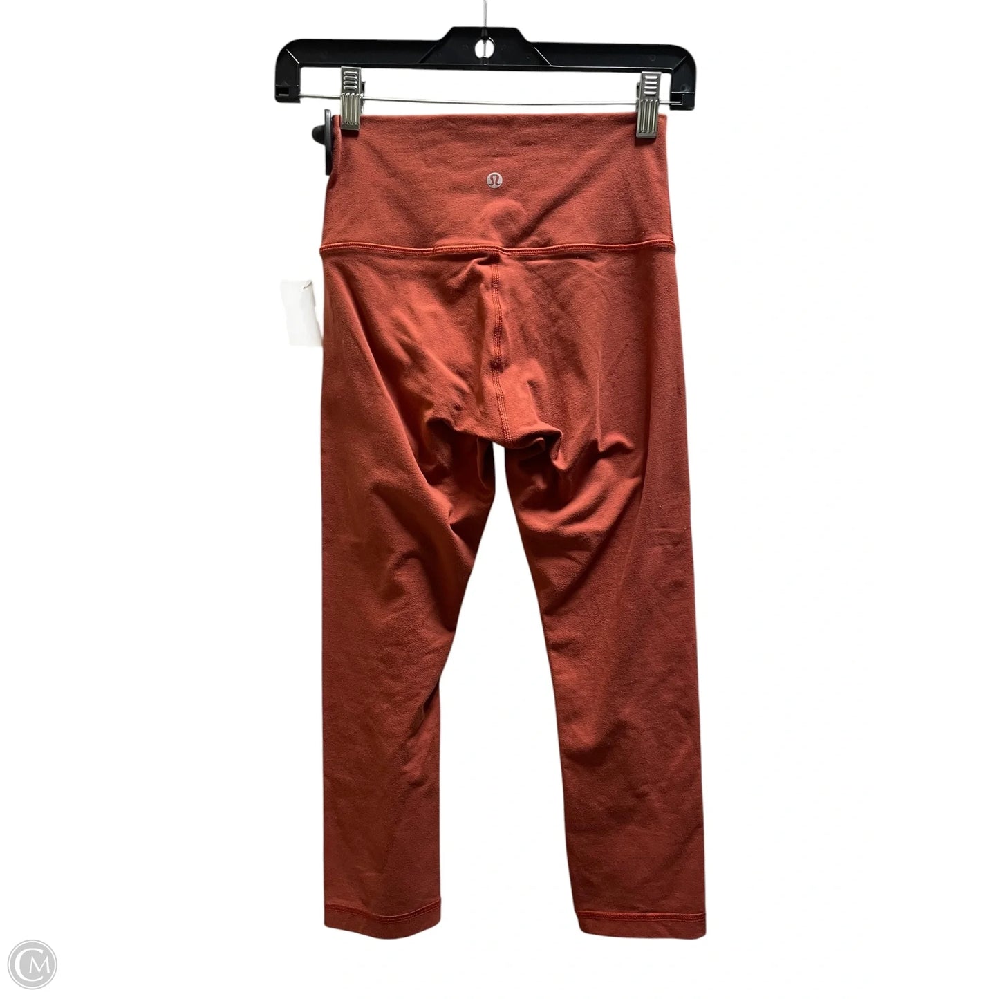 Athletic Capris By Lululemon In Orange, Size: 4