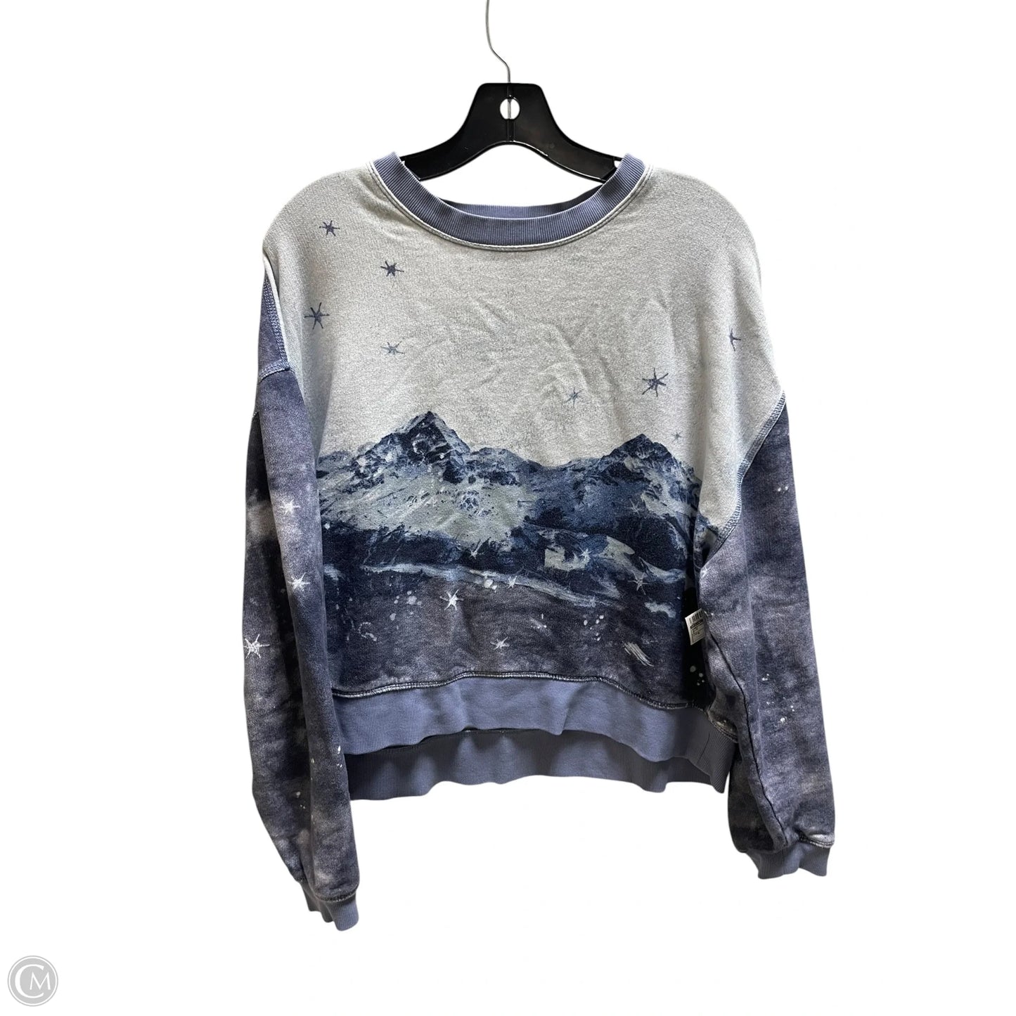 Sweatshirt Crewneck By Pilcro In Blue, Size: S