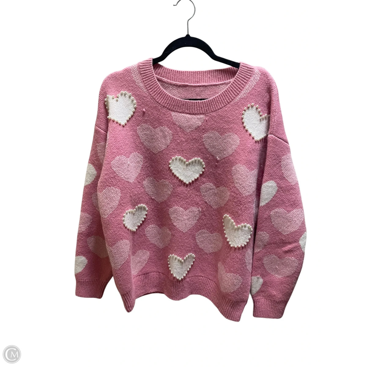 Sweater By Clothes Mentor In Pink, Size: M