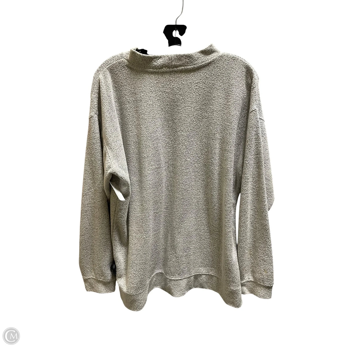 Sweatshirt Crewneck By Clothes Mentor In Grey, Size: L
