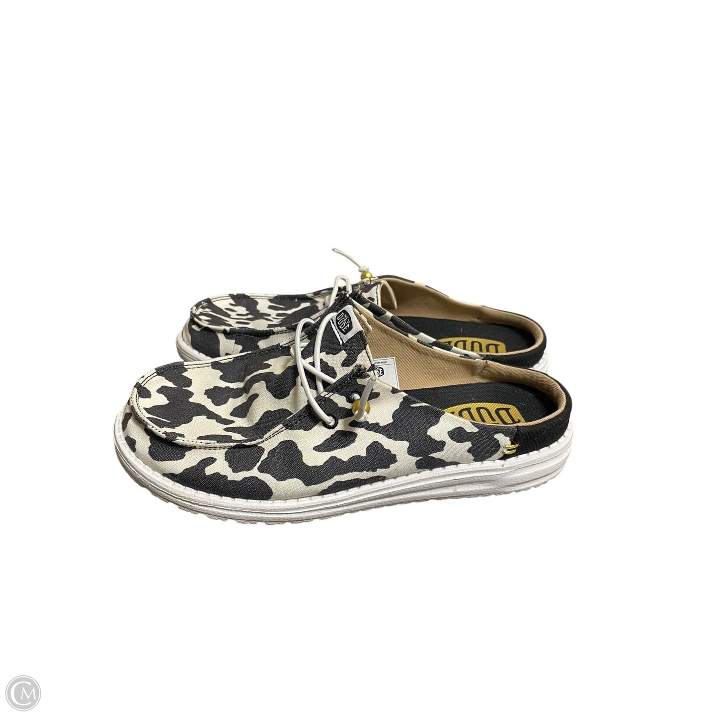 Shoes Flats By Hey Dude In Black, Size: 8