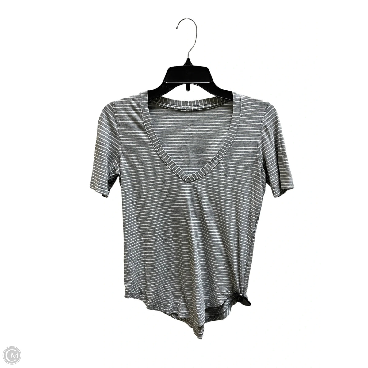 Athletic Top Short Sleeve By Lululemon In Blue, Size: S