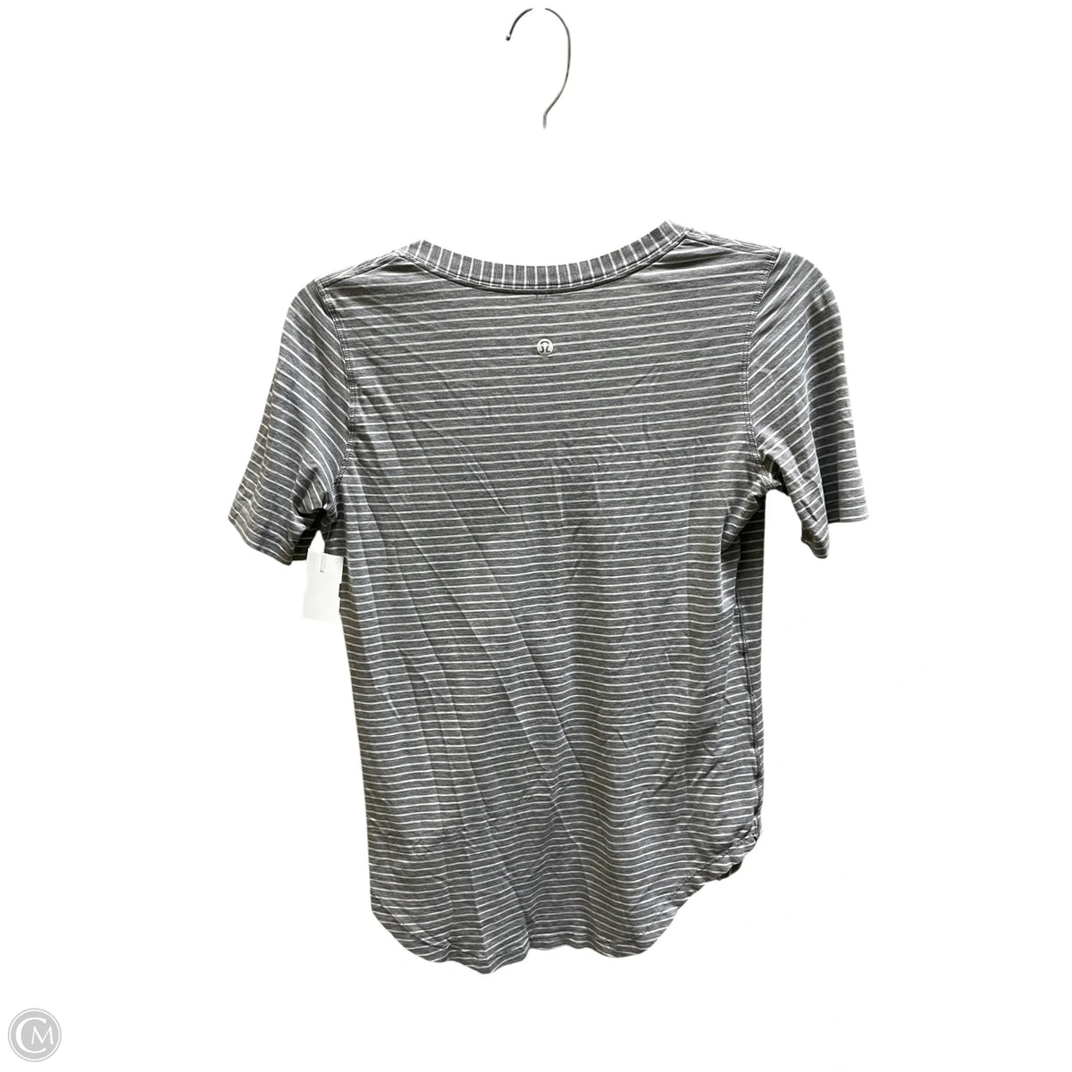 Athletic Top Short Sleeve By Lululemon In Blue, Size: S
