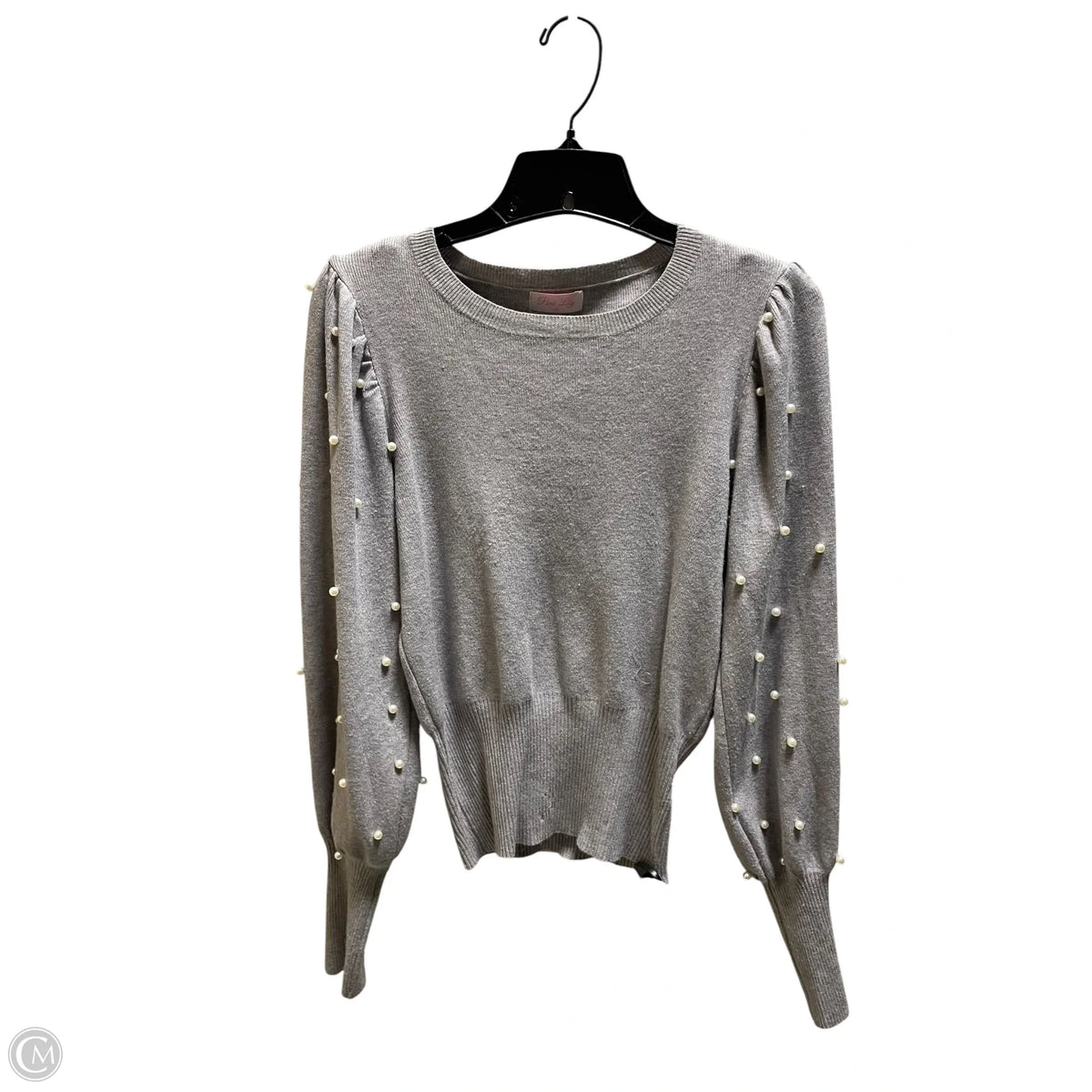 Sweater By Pink Lily In Grey, Size: L