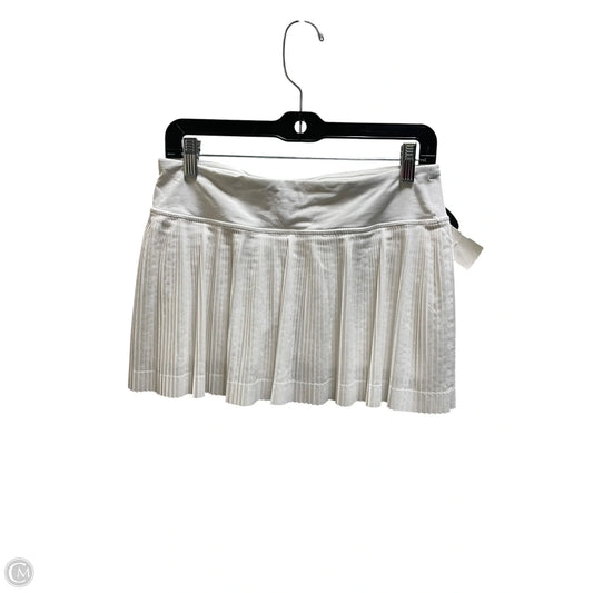Athletic Skirt By Lululemon In White, Size: 6