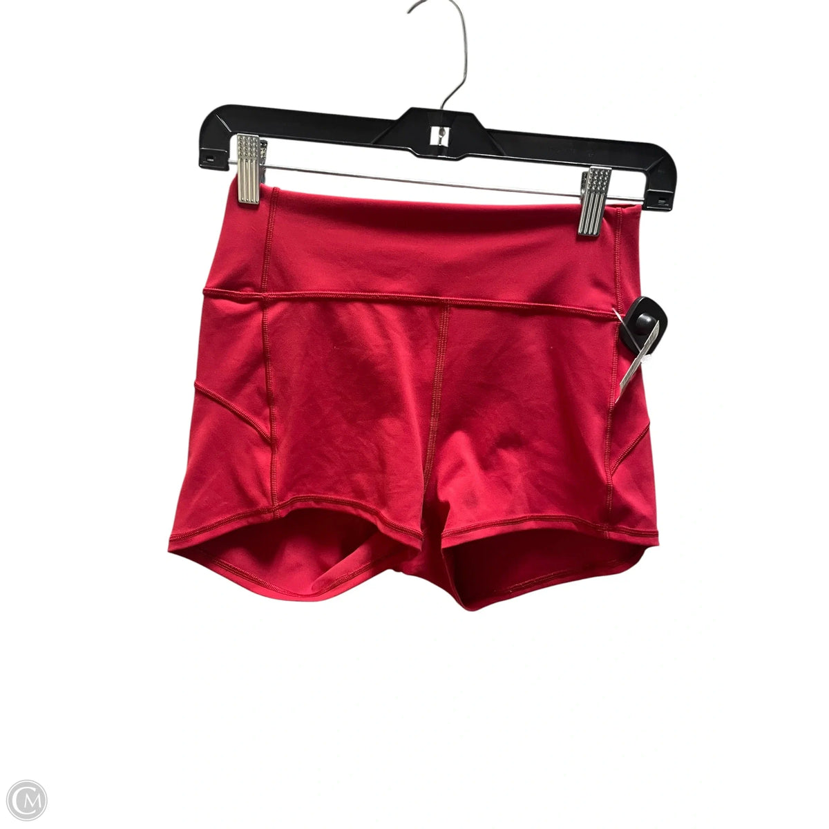 Athletic Shorts By Lululemon In Red, Size: 8