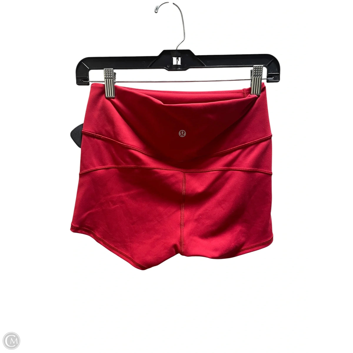 Athletic Shorts By Lululemon In Red, Size: 8