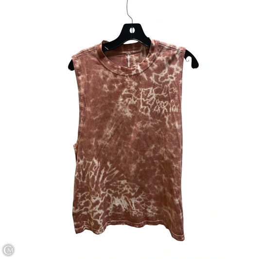 Athletic Tank Top By Lululemon In Orange, Size: L