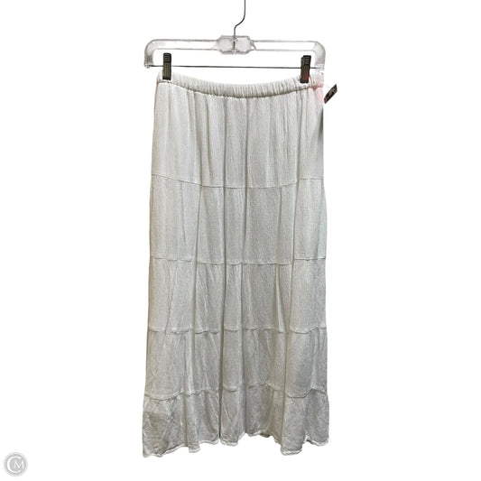 Skirt Midi By Hollister In White, Size: M