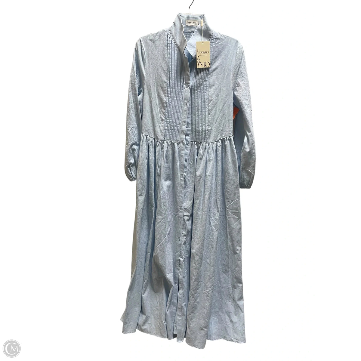 Dress Casual Maxi By Cmc In Blue, Size: S