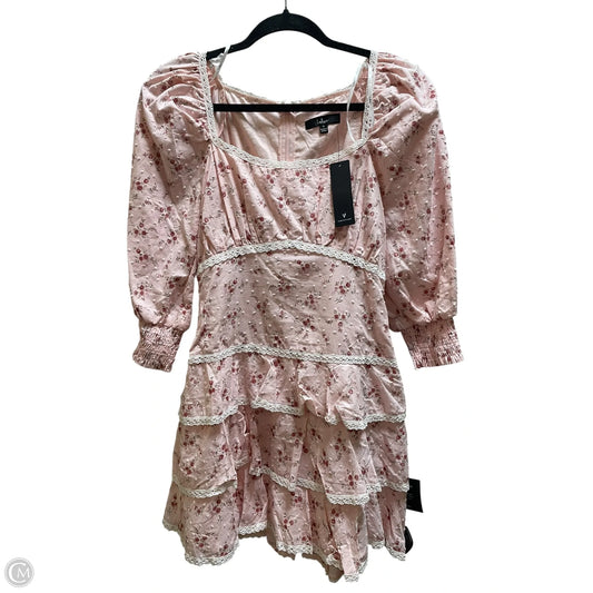 Dress Casual Short By Lulus In Pink, Size: S