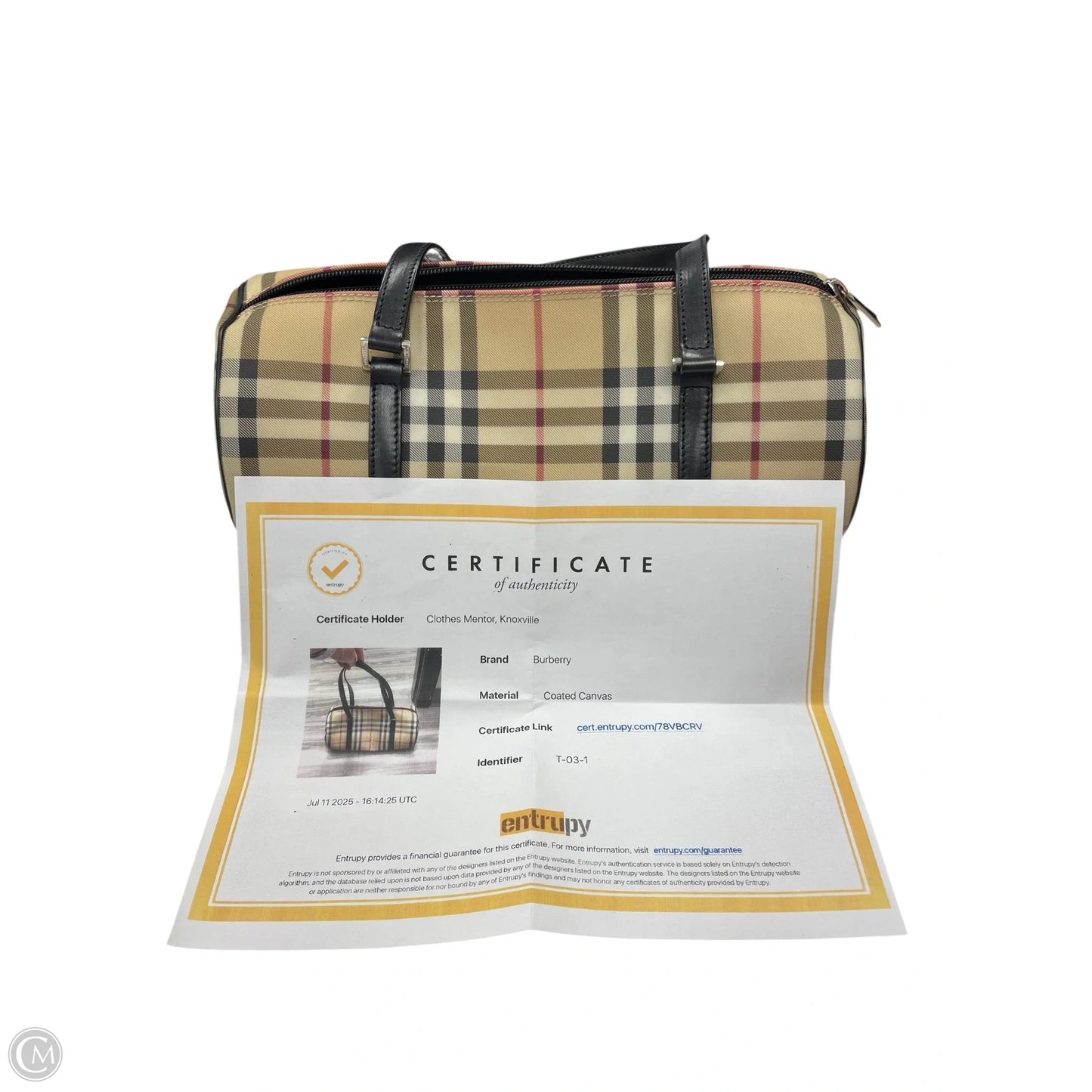 Handbag Luxury Designer By Burberry, Size: Small