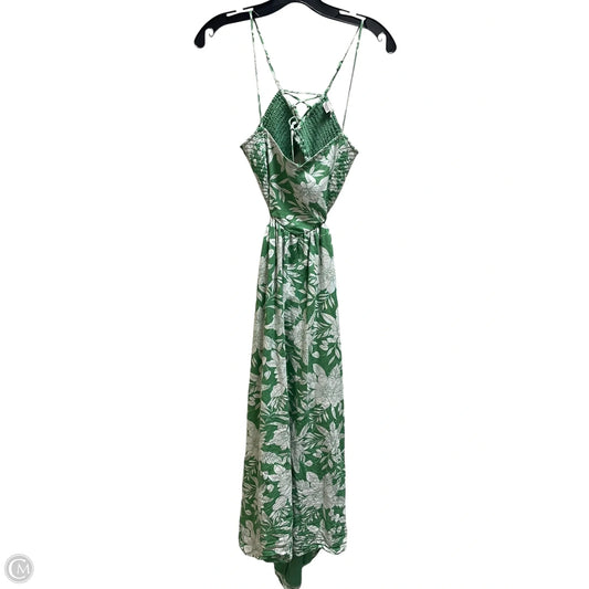 Dress Casual Maxi By American Eagle In Green, Size: Xs