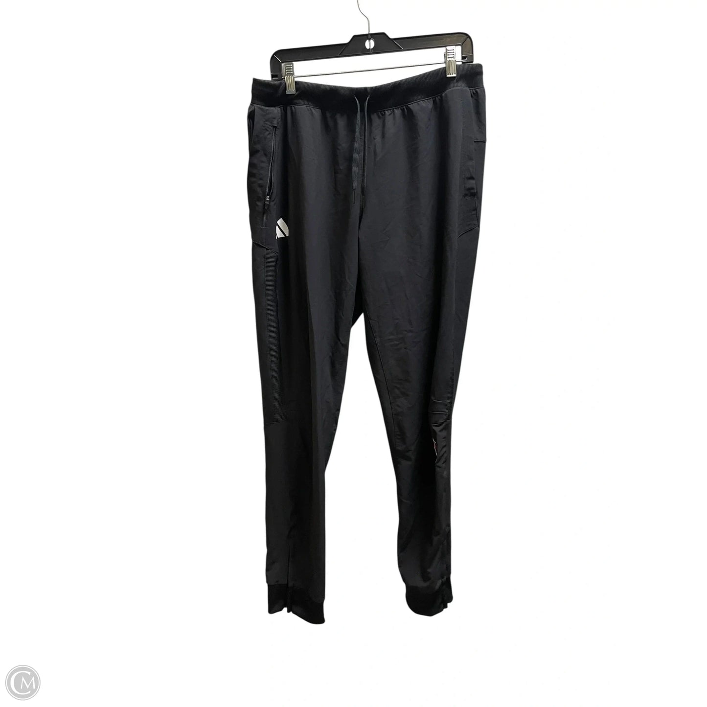 Athletic Pants By Adidas In Black, Size: L