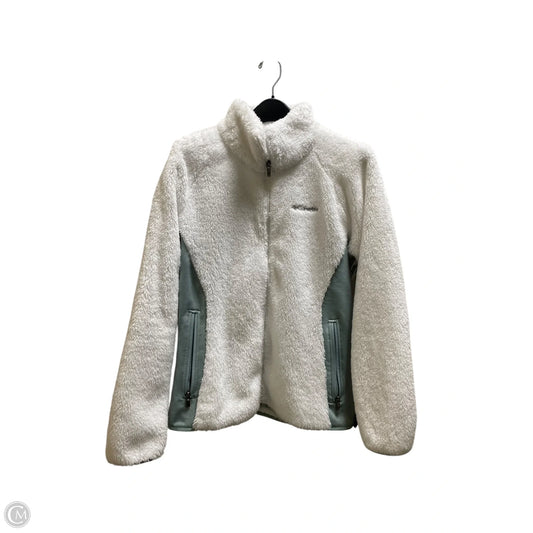 Jacket Fleece By Columbia In White, Size: L