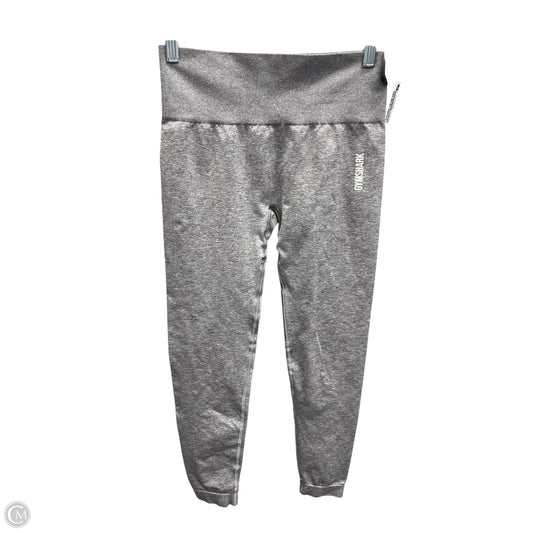 Athletic Leggings By Gym Shark In Grey, Size: S