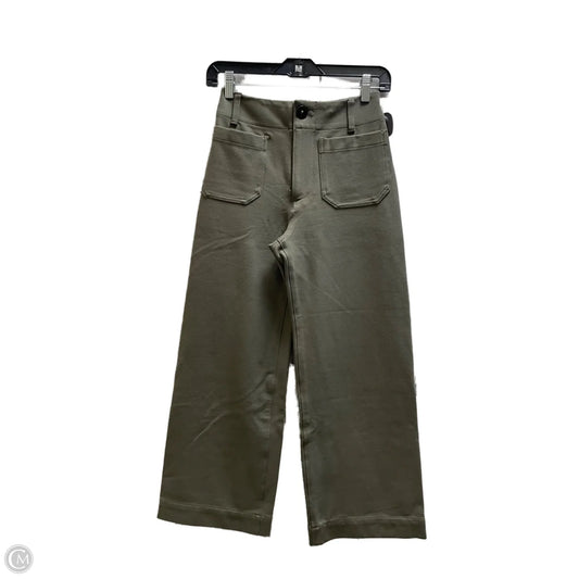 Pants Cropped By Maeve In Green, Size: 0